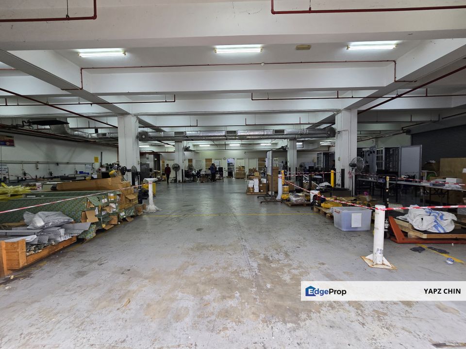 Bukit jelutong U8, Shah Alam Freehold 3 storey detached warehouse with solar, passenger and cargo lift, Selangor, Shah Alam