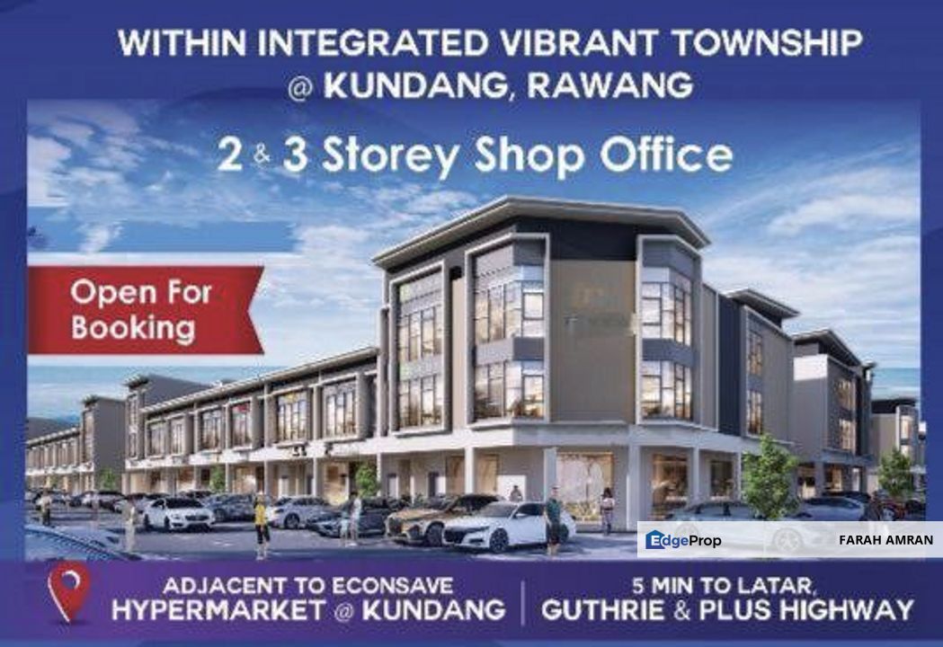 [Nearby Gamuda Garden!] New 2 Sty Shoplot Bdr Baru Kundang , Selangor, Rawang
