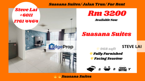 Suasana Suites/ Jalan Trus/ For Rent, Johor, Johor Bahru