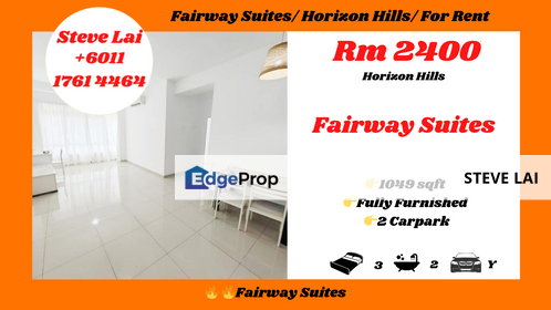 Fairway Suites/ Horizon Hills/ For Rent, Johor, Horizon Hills