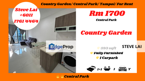 Country Garden/ Central Park/ Tampoi/ For Rent, Johor, Johor Bahru