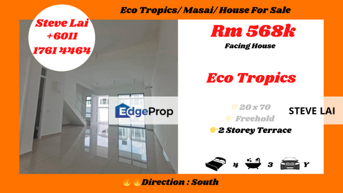 Eco Tropics/ Masai/ House For Sale, Johor, Masai