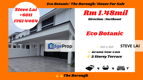 Eco Botanic/ The Borough/ House For Sale, Johor, 