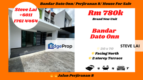 Bandar Dato Onn/ Perjiranan 8/ House For Sale, Johor, Johor Bahru