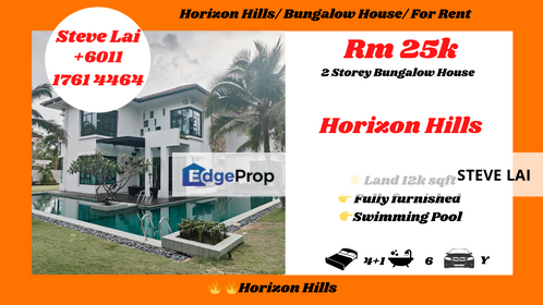 Horizon Hills/ Bungalow House/ For Rent, Johor, Nusajaya