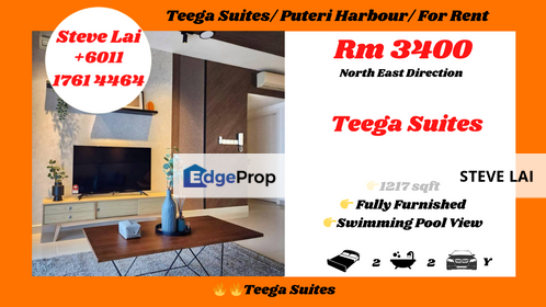 Teega Suites/ Puteri Harbour/ For Rent, Johor, 