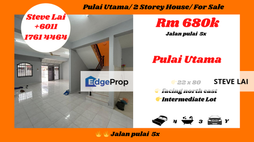 Pulai Utama/ 2 Storey House/ For Sale, Johor, Skudai