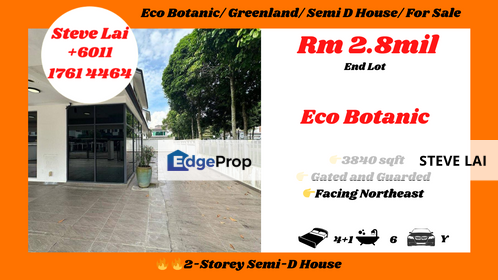 Eco Botanic/ Greenland/ Semi D House/ For Sale, Johor, Nusajaya
