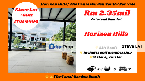 Horizon Hills/ The Canal Garden South/ For Sale, Johor, 