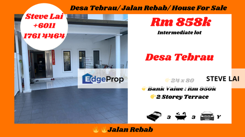 Desa Tebrau/ Jalan Rebab/ House For Sale, Johor, Johor Bahru