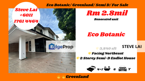 Eco Botanic/ Greenland/ Semi D/ For Sale, Johor, Nusajaya