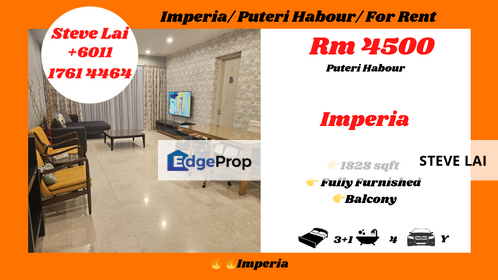 Imperia/ Puteri Habour/ For Rent, Johor, Kota Iskandar