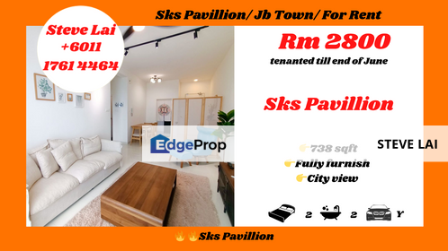 Sks Pavillion/ Jb Town/ For Rent, Johor, Johor Bahru