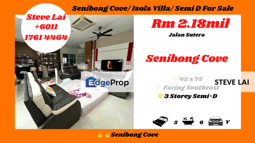 Senibong Cove/ Isola Villa/ Semi D For Sale, Johor, Masai