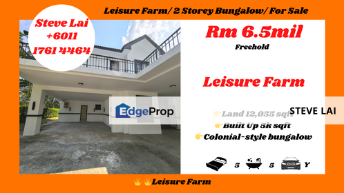 Leisure Farm/ 2 Storey Bungalow/ For Sale, Johor, Gelang Patah