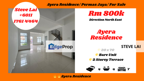 Ayera Residence/ Permas Jaya/ For Sale, Johor, Masai