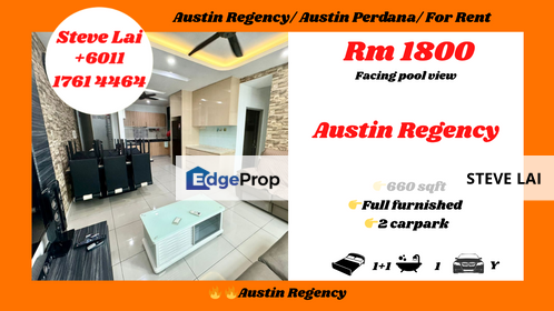 Austin Regency/ Austin Perdana/ For Rent, Johor, Johor Bahru