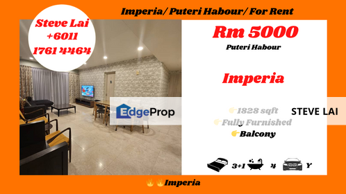 Imperia/ Puteri Habour/ For Rent, Johor, Kota Iskandar