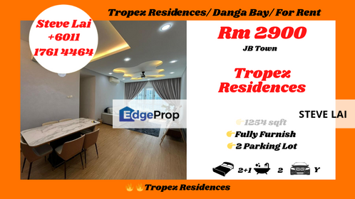 Tropez Residences/ Danga Bay/ For Rent, Johor, Johor Bahru