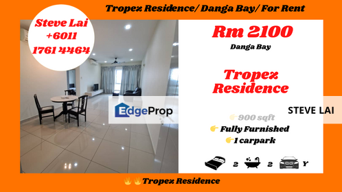 Tropez Residence/ Danga Bay/ For Rent, Johor, Johor Bahru