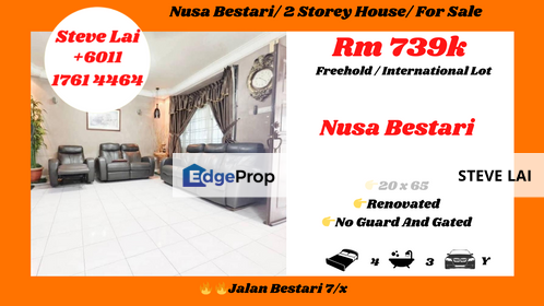 Nusa Bestari/ 2 Storey House/ For Sale, Johor, Skudai