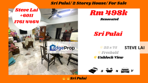 Sri Pulai/ 2 Storey House/ For Sale, Johor, Skudai