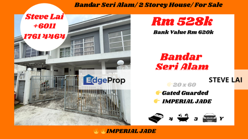 Bandar Seri Alam/ 2 Storey House/ For Sale, Johor, Masai