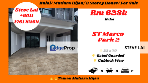 Kulai/ Mutiara Hijau/ 2 Storey House/ For Sale, Johor, Kulai