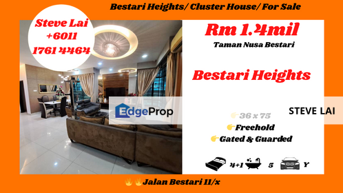Bestari Heights/ Cluster House/ For Sale, Johor, Johor Bahru