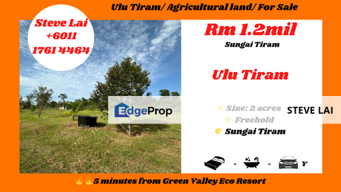 Ulu Tiram/ Agricultural land/ For Sale, Johor, Ulu Tiram