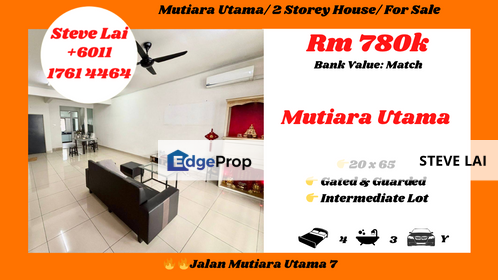 Mutiara Utama/ 2 Storey House/ For Sale, Johor, Skudai