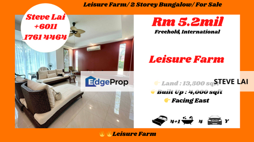 Leisure Farm/ 2 Storey Bungalow/ For Sale, Johor, Gelang Patah