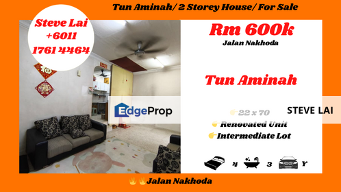 Tun Aminah/ 2 Storey House/ For Sale, Johor, Skudai