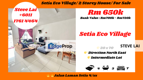 Setia Eco Village/ 2 Storey House/ For Sale, Johor, Gelang Patah