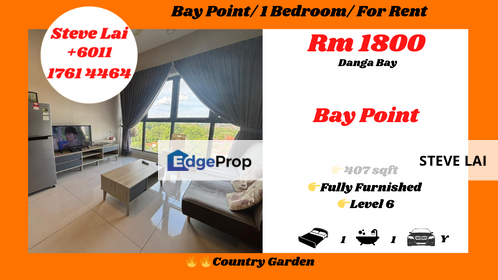 Bay Point/ 1 Bedroom/ For Rent, Johor, Johor Bahru
