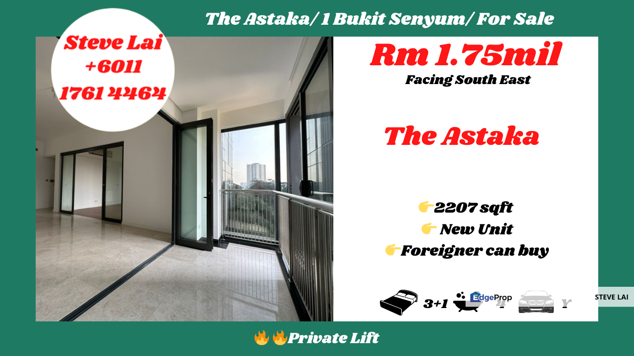 The Astaka/ 1 Bukit Senyum/ For Sale, Johor, Johor Bahru