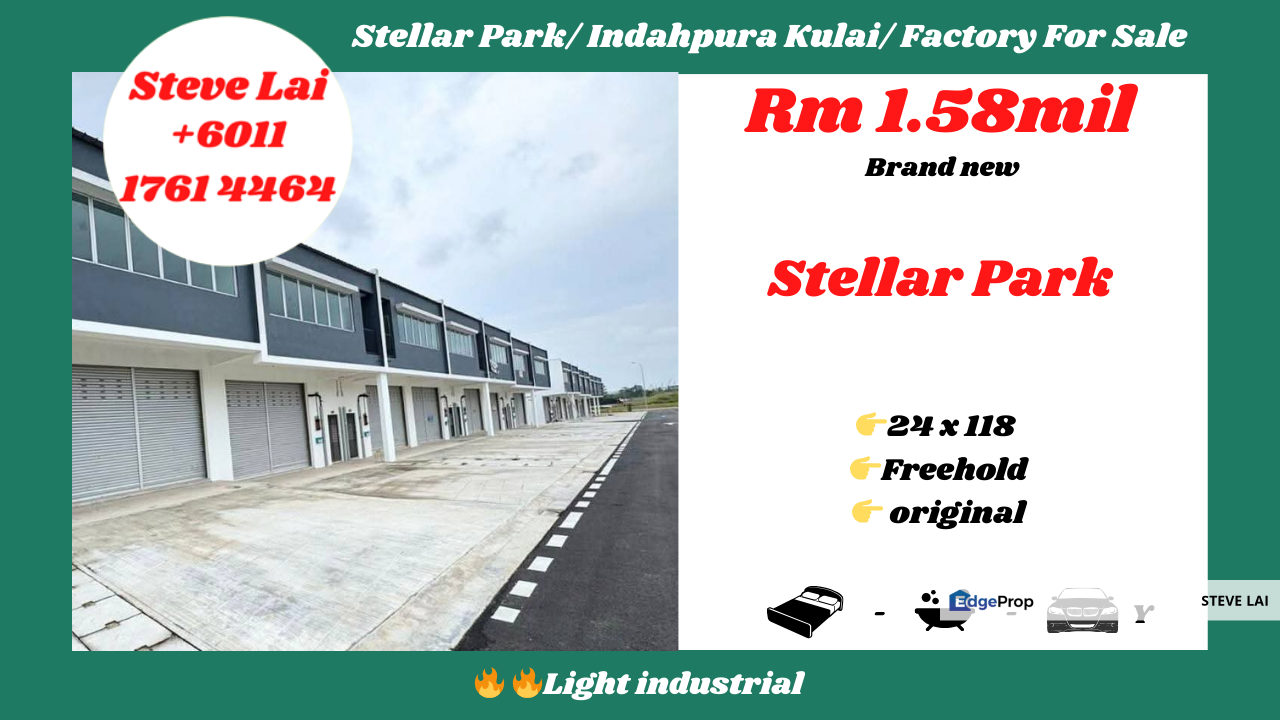 Stellar Park/ Indahpura Kulai/ Factory For Sale, Johor, Kulai