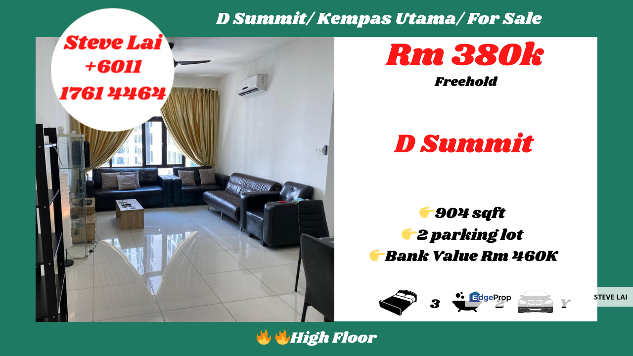 D Summit/ Kempas Utama/ For Sale, Johor, Johor Bahru