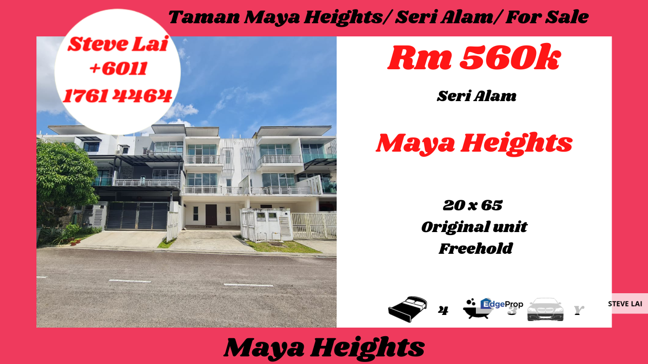 Maya Heights Mayas Heightss Maya Heights for Sale @RM560,000 By STEVE