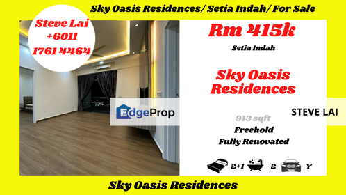 Sky Oasis Residences/ Setia Indah/ For Sale, Johor, Johor Bahru