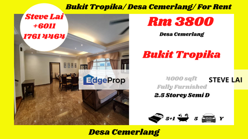 Bukit Tropika/ Desa Cemerlang/ For Rent, Johor, Ulu Tiram