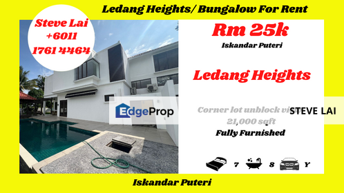  Ledang Heights/ Bungalow For Rent, Johor, Ledang Heights