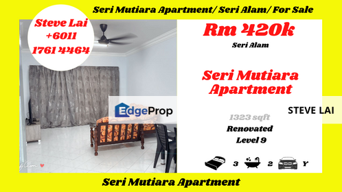 Seri Mutiara Apartment/ Seri Alam/ For Sale, Johor, Masai