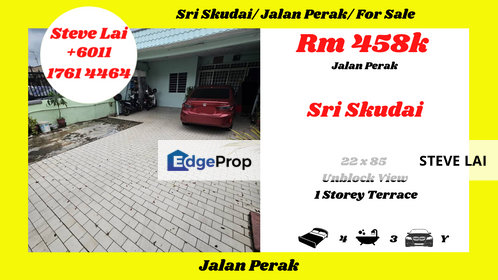 Sri Skudai/ Jalan Perak/ For Sale, Johor, Skudai