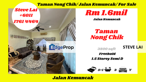 Taman Nong Chik/ Jalan Kemuncak/ For Sale, Johor, Johor Bahru