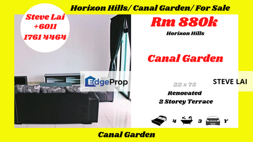 Horizon Hills/ Canal Garden/ For Sale, Johor, 