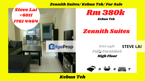 Zennith Suites/ Kebun Teh/ For Sale, Johor, Johor Bahru