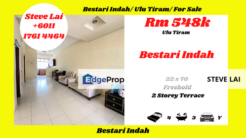 Bestari Indah/ Ulu Tiram/ For Sale, Johor, Ulu Tiram