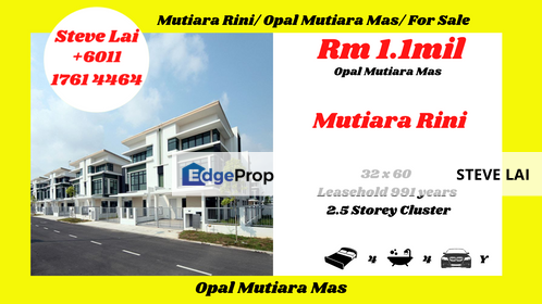  Mutiara Rini/ Opal Mutiara Mas/ For Sale, Johor, Skudai