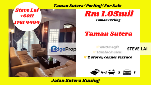  Taman Sutera/ Perling/ For Sale, Johor, Johor Bahru